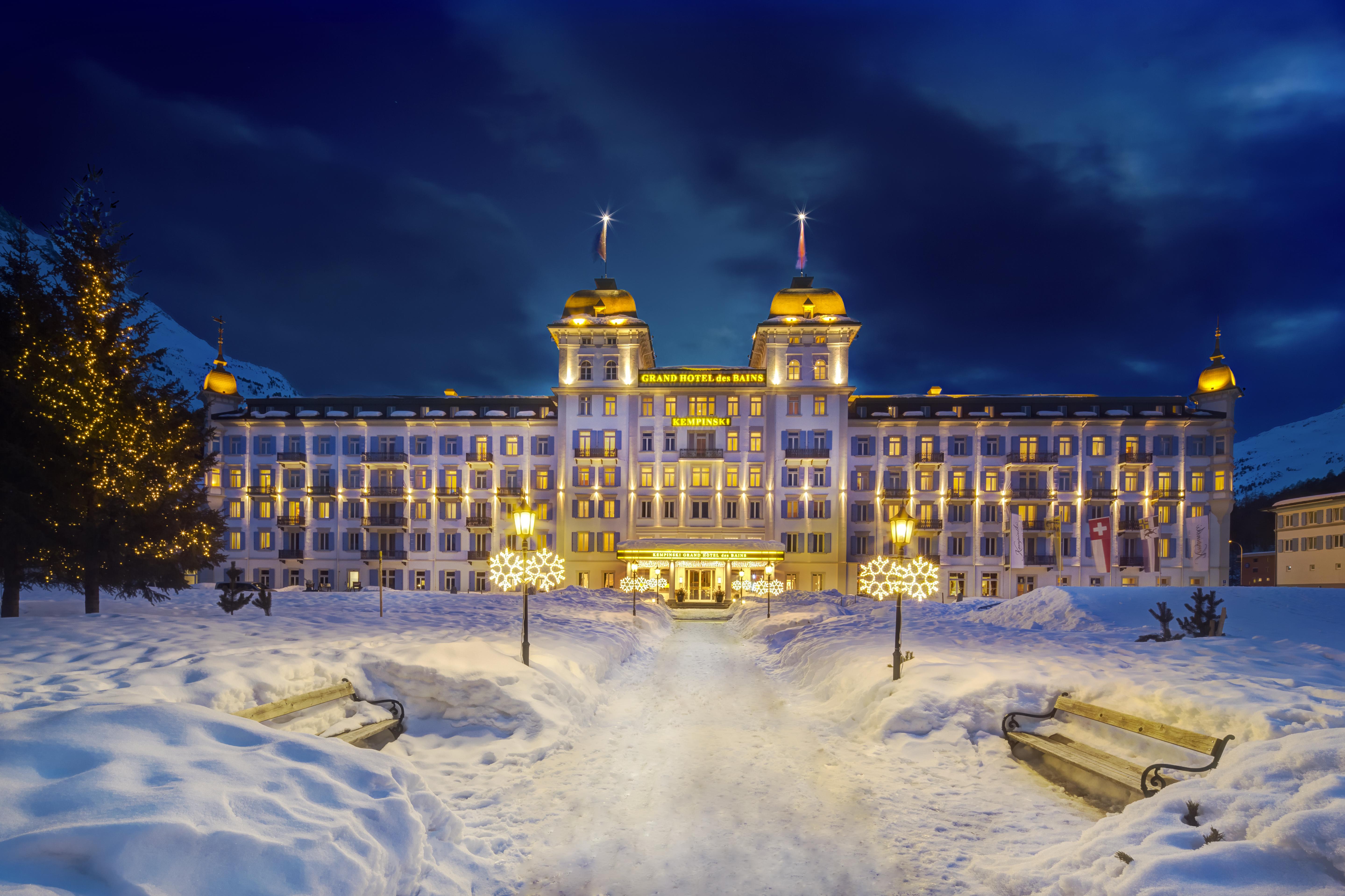 Grand Hotel Des Bains Kempinski Sankt Moritz Esterno foto