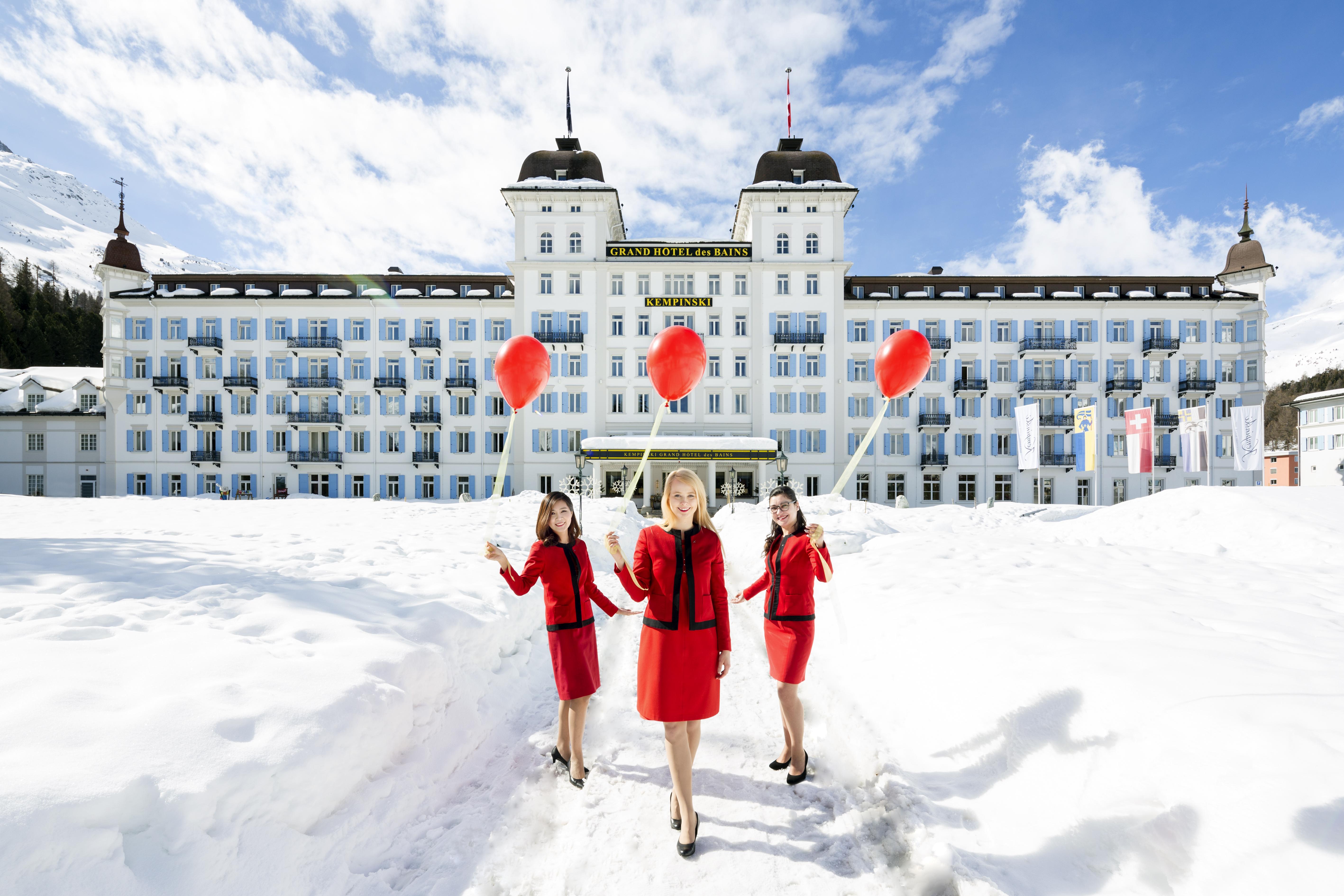 Grand Hotel Des Bains Kempinski Sankt Moritz Esterno foto
