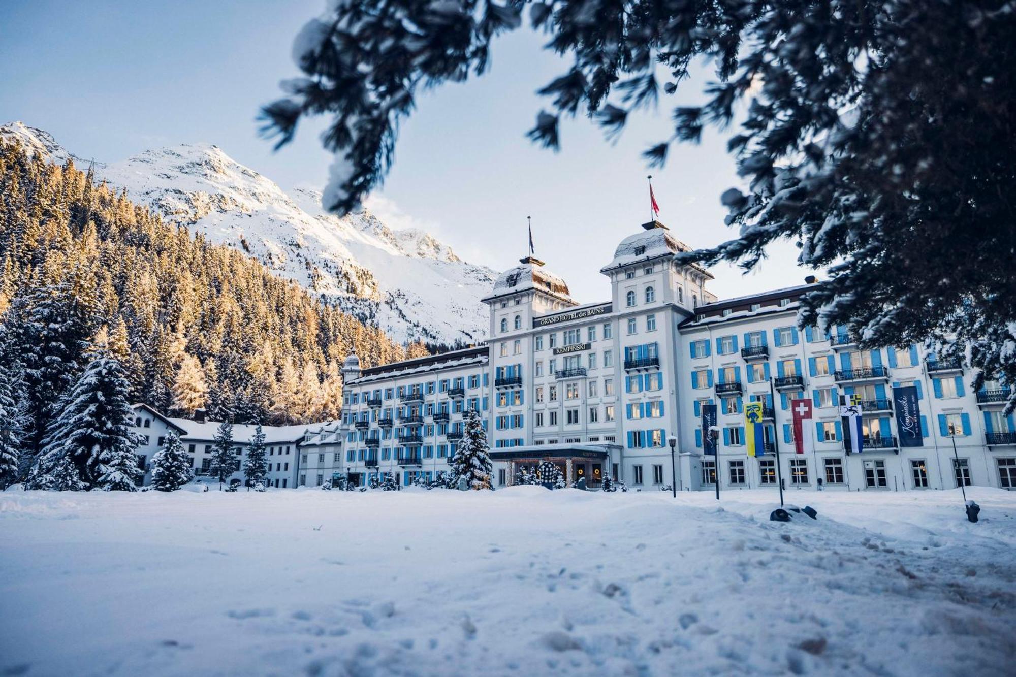 Grand Hotel Des Bains Kempinski Sankt Moritz Esterno foto