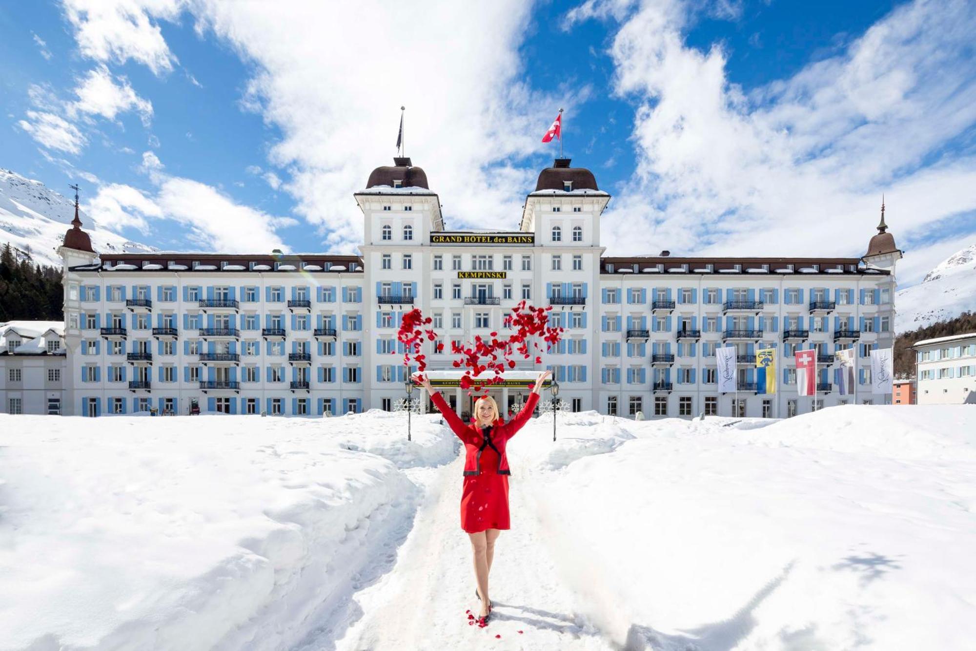 Grand Hotel Des Bains Kempinski Sankt Moritz Esterno foto